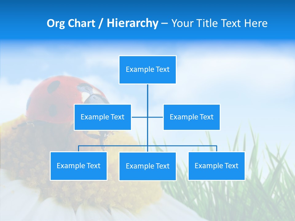 Spring Background Macro PowerPoint Template