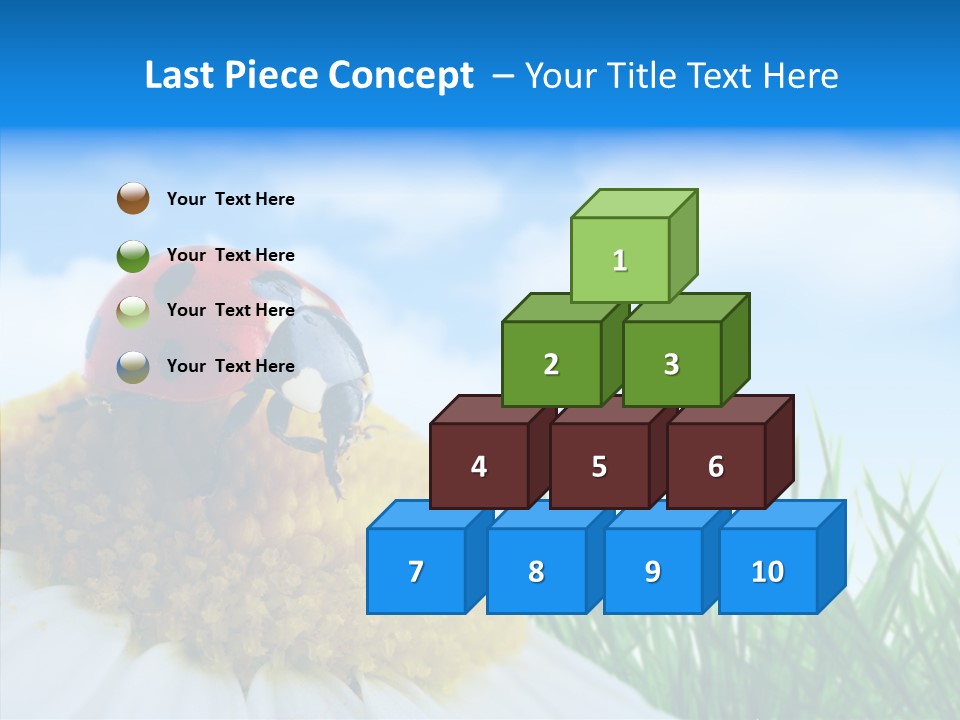 Spring Background Macro PowerPoint Template