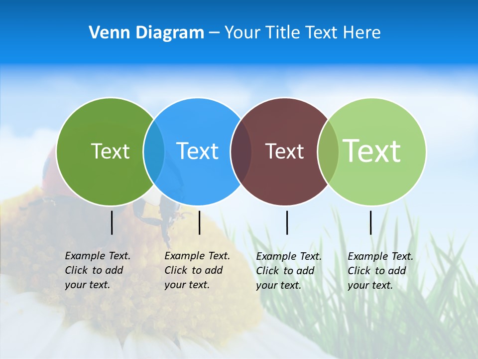 Spring Background Macro PowerPoint Template