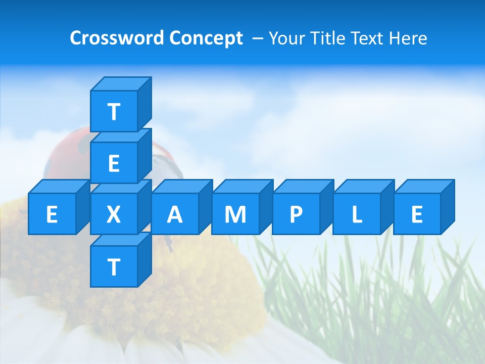 Spring Background Macro PowerPoint Template