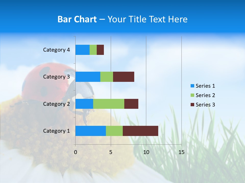 Spring Background Macro PowerPoint Template