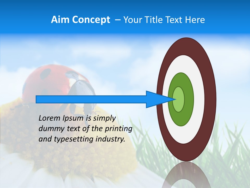 Spring Background Macro PowerPoint Template