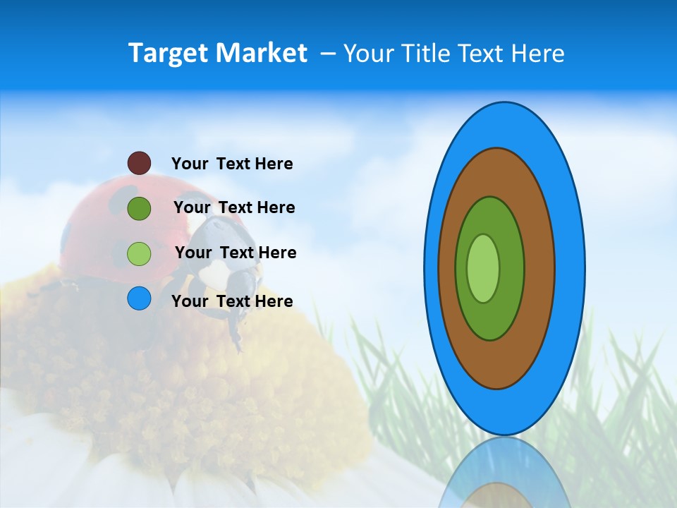 Spring Background Macro PowerPoint Template