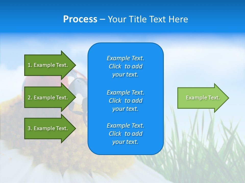 Spring Background Macro PowerPoint Template