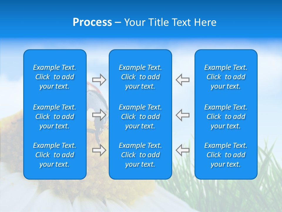 Spring Background Macro PowerPoint Template