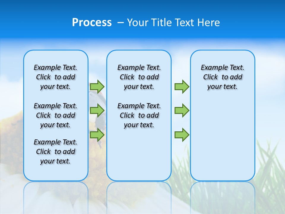 Spring Background Macro PowerPoint Template