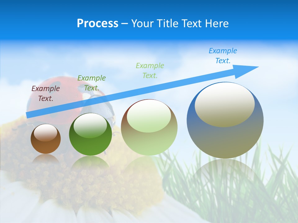 Spring Background Macro PowerPoint Template