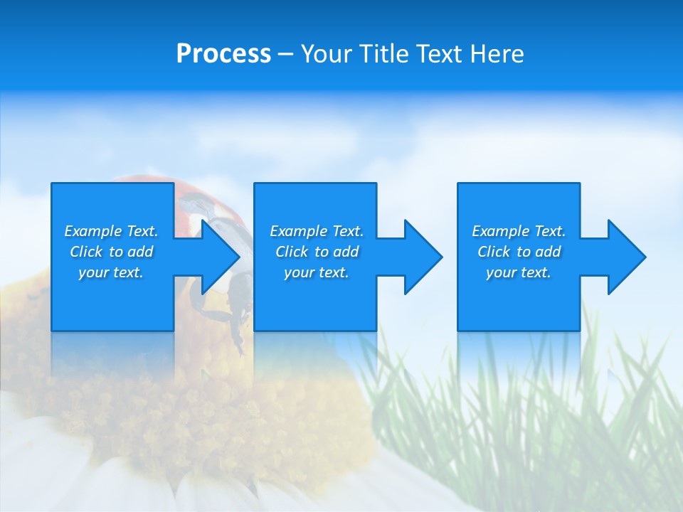 Spring Background Macro PowerPoint Template