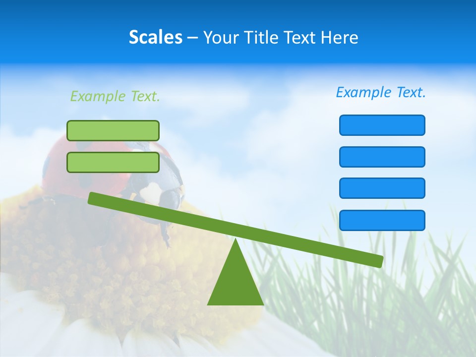 Spring Background Macro PowerPoint Template
