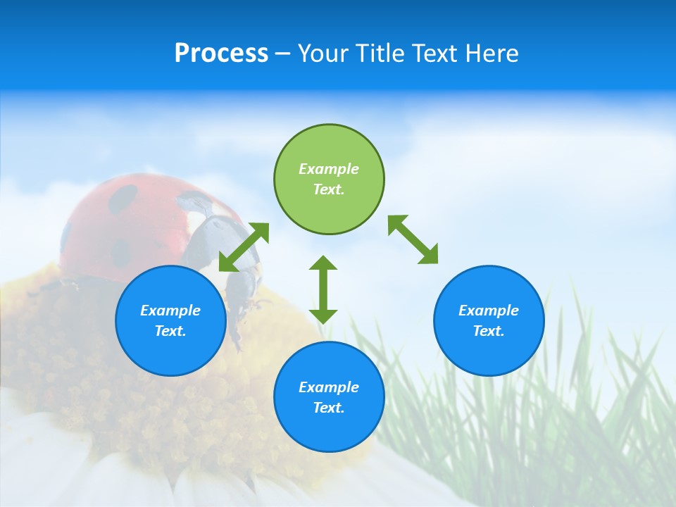 Spring Background Macro PowerPoint Template