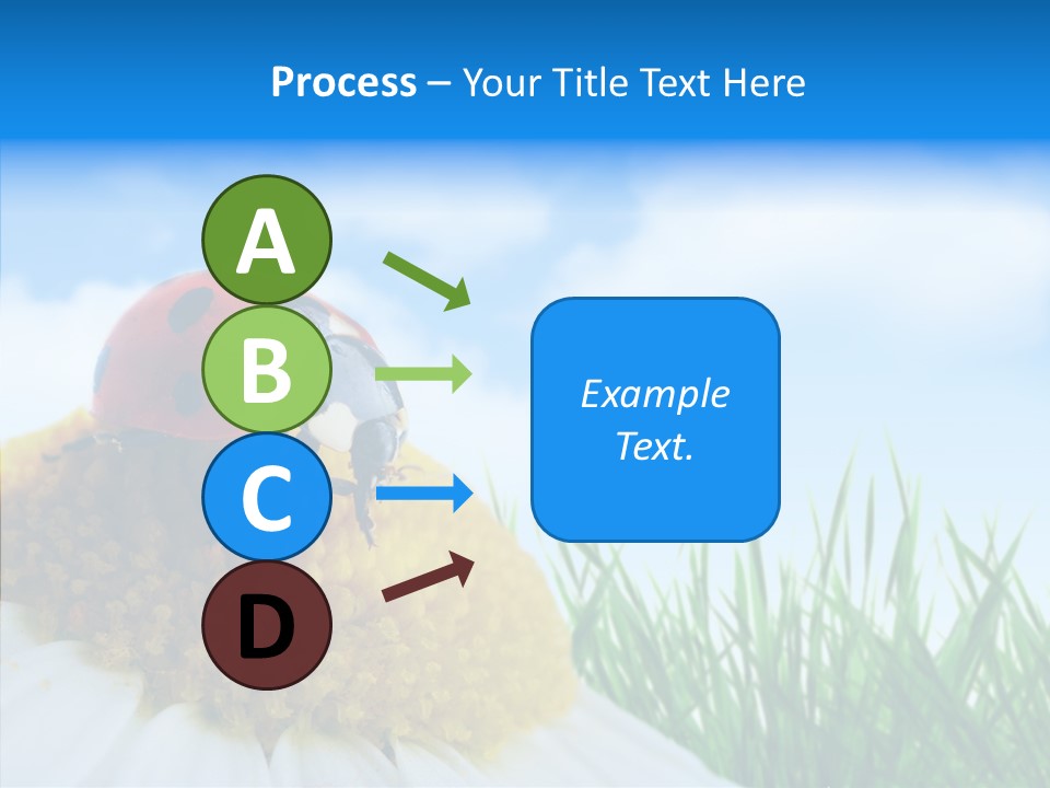Spring Background Macro PowerPoint Template