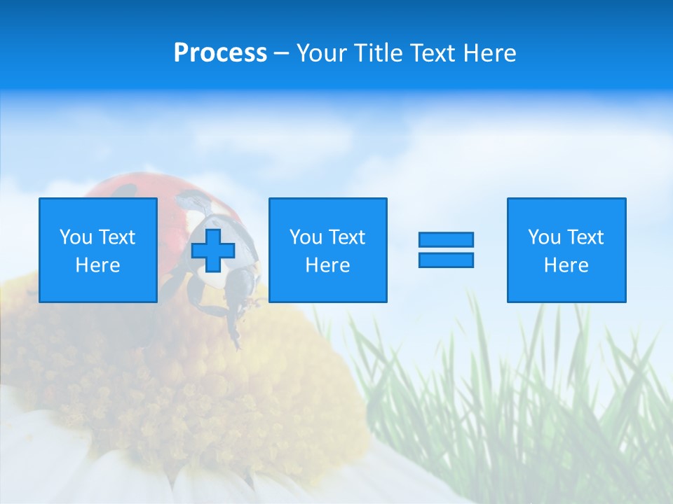 Spring Background Macro PowerPoint Template