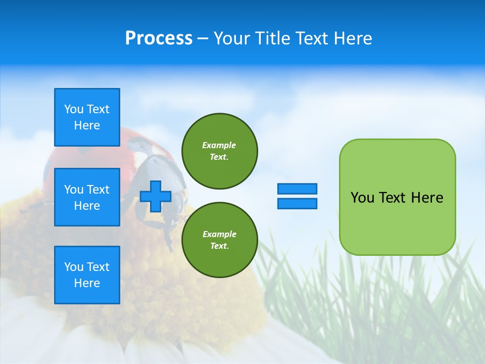 Spring Background Macro PowerPoint Template