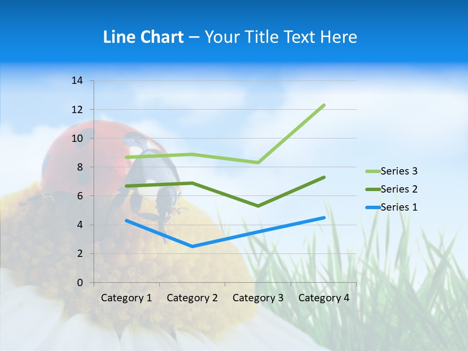 Spring Background Macro PowerPoint Template