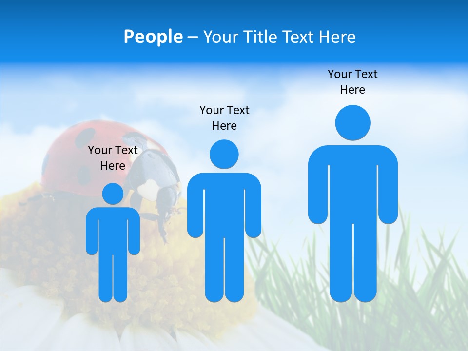 Spring Background Macro PowerPoint Template