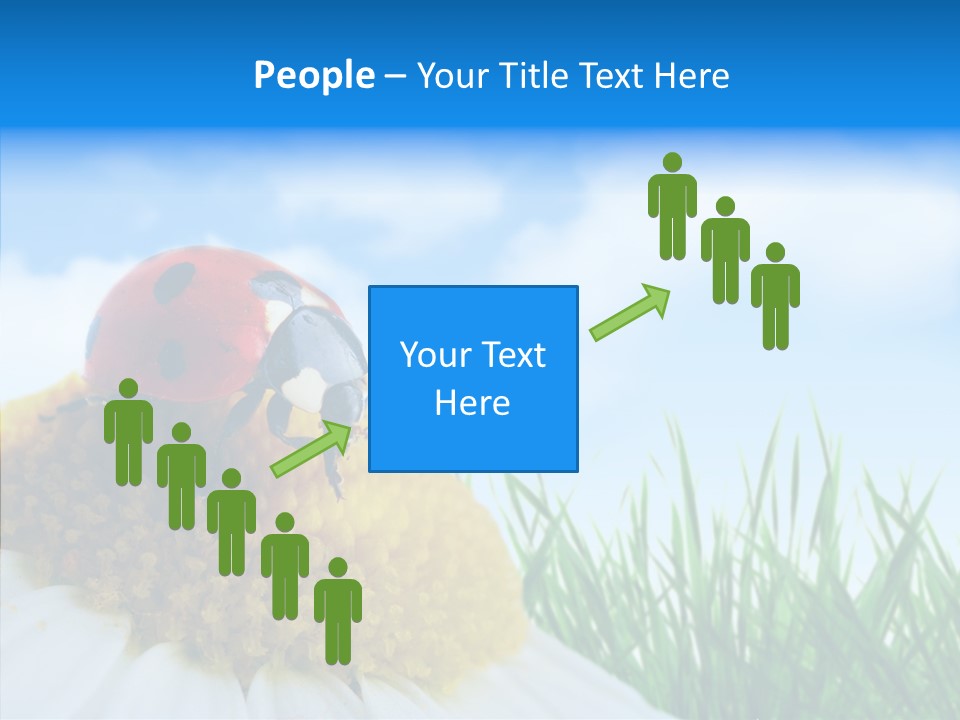 Spring Background Macro PowerPoint Template