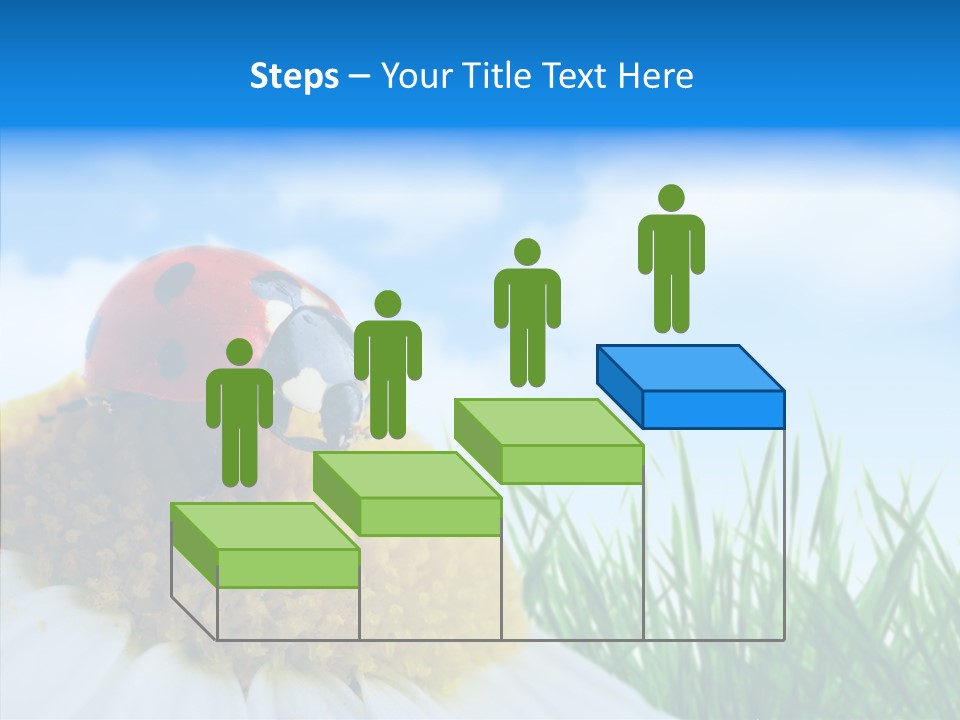 Spring Background Macro PowerPoint Template