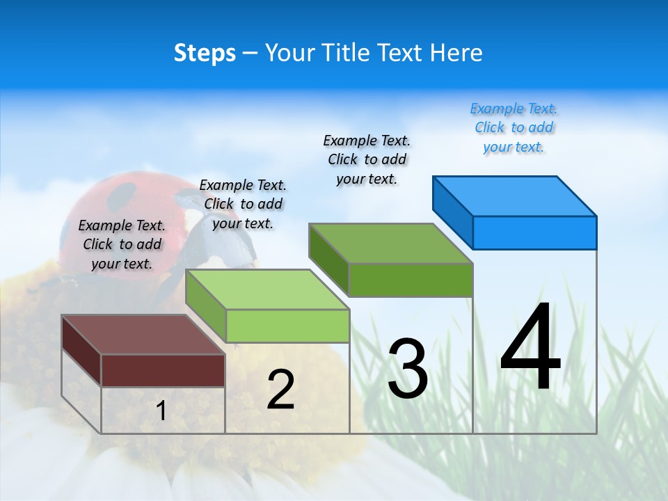 Spring Background Macro PowerPoint Template