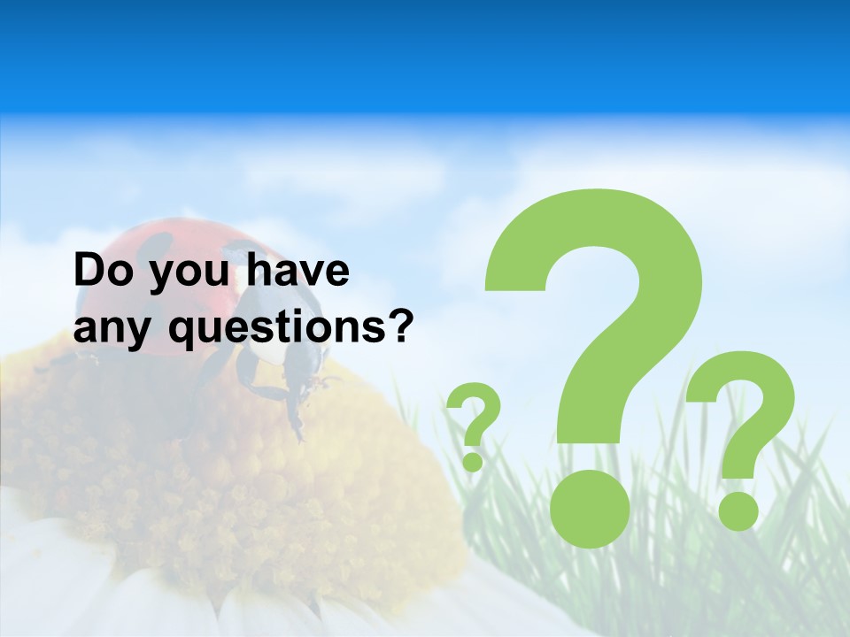 Spring Background Macro PowerPoint Template