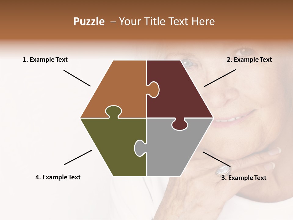 Pretty Grandmother Mature PowerPoint Template