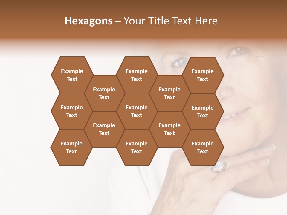 Pretty Grandmother Mature PowerPoint Template