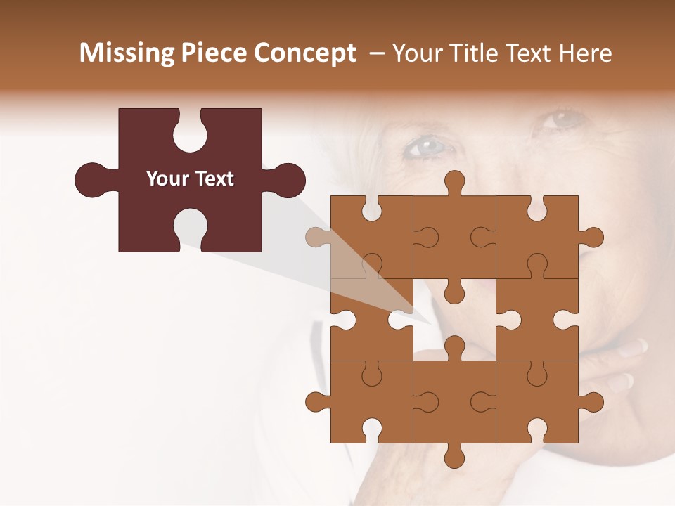 Pretty Grandmother Mature PowerPoint Template