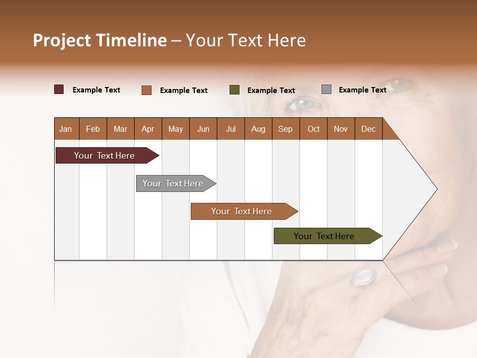 Pretty Grandmother Mature PowerPoint Template