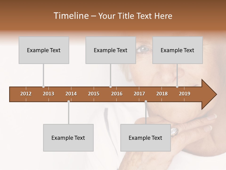 Pretty Grandmother Mature PowerPoint Template