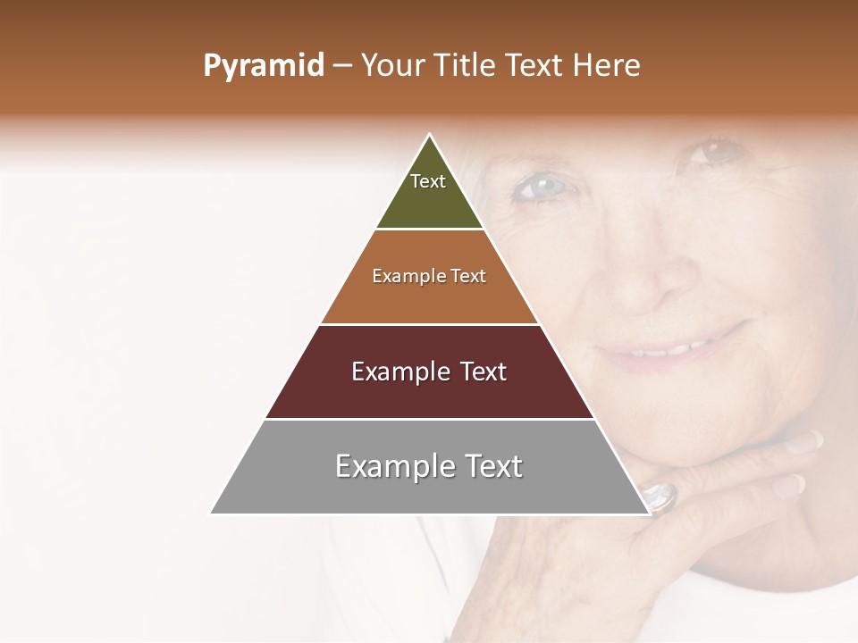 Pretty Grandmother Mature PowerPoint Template