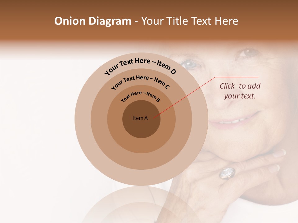 Pretty Grandmother Mature PowerPoint Template