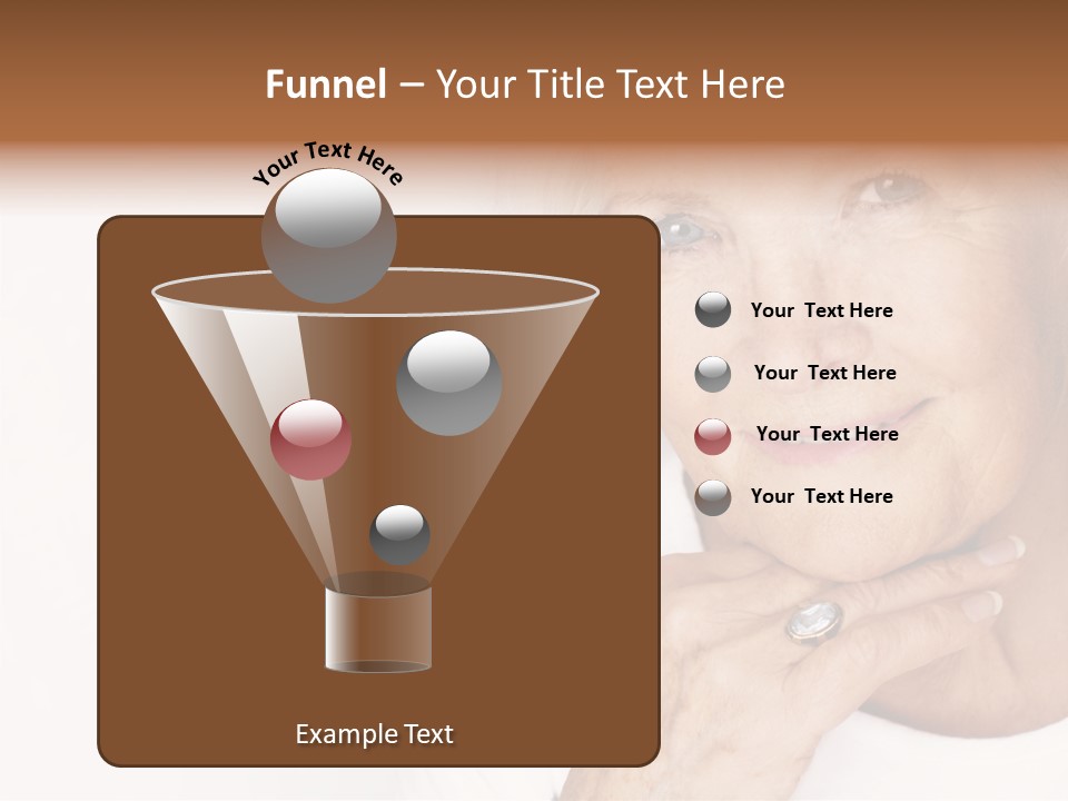 Pretty Grandmother Mature PowerPoint Template