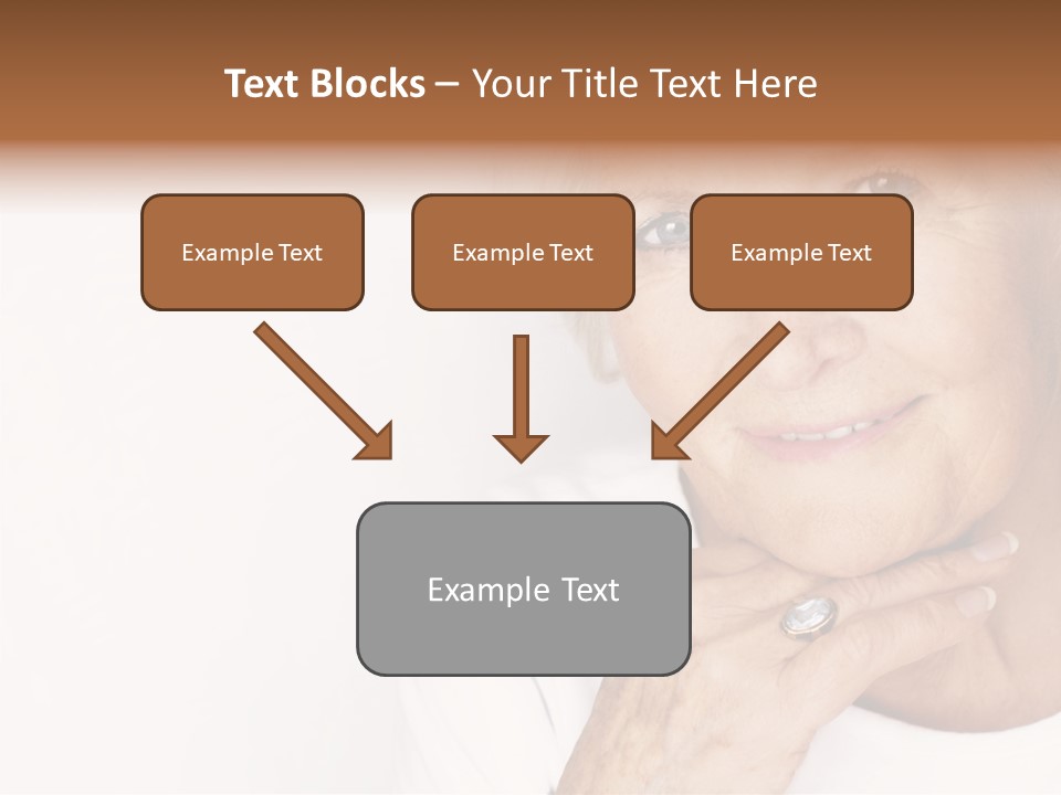 Pretty Grandmother Mature PowerPoint Template