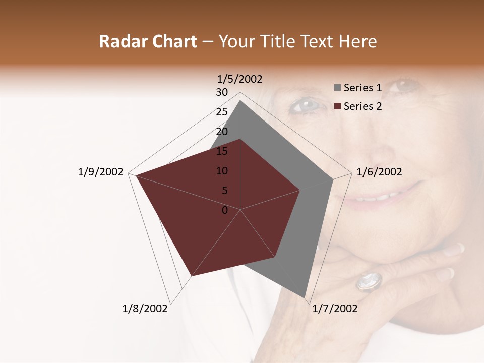 Pretty Grandmother Mature PowerPoint Template