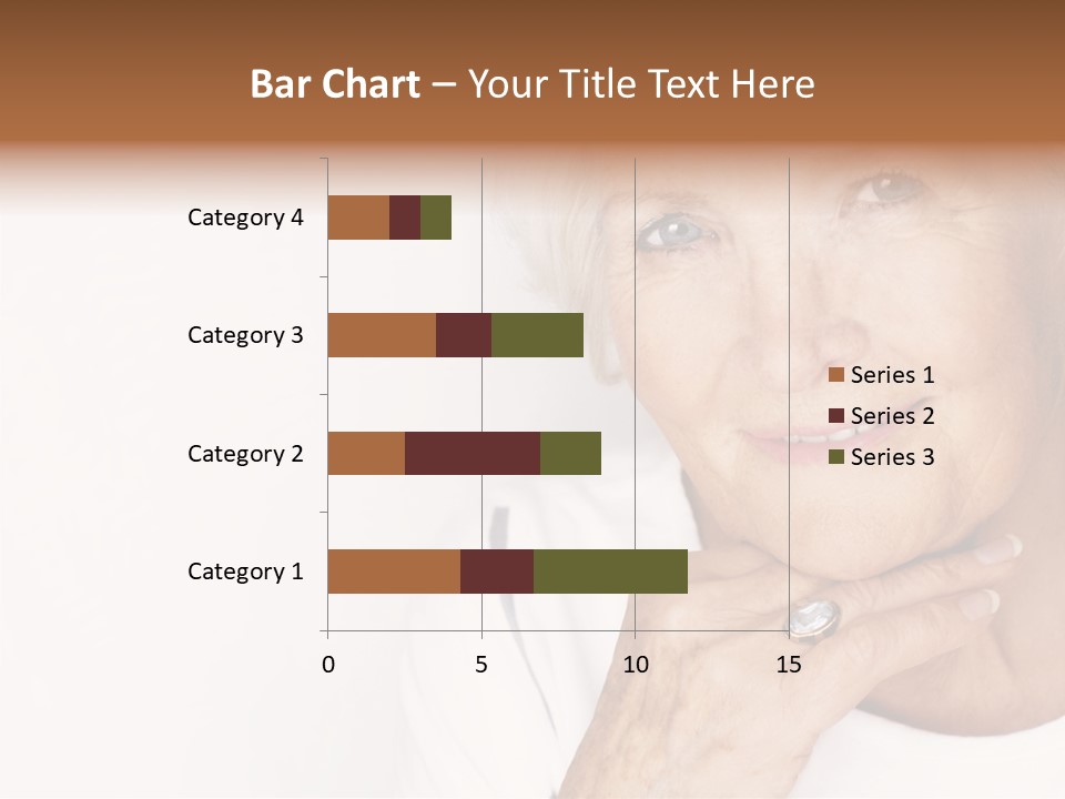 Pretty Grandmother Mature PowerPoint Template