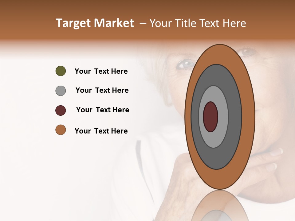 Pretty Grandmother Mature PowerPoint Template