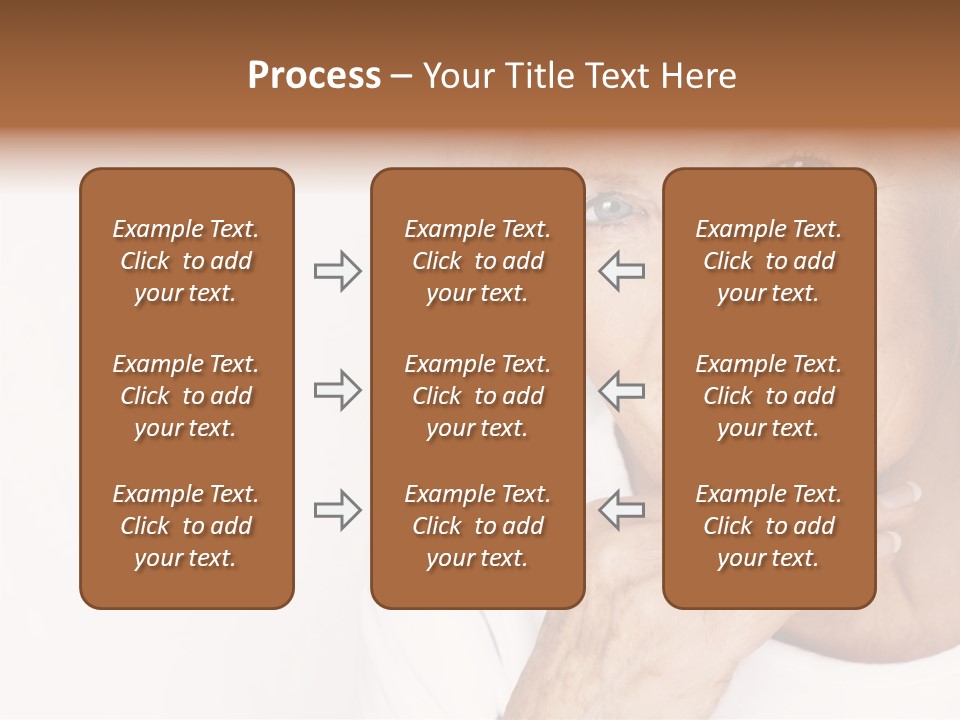Pretty Grandmother Mature PowerPoint Template