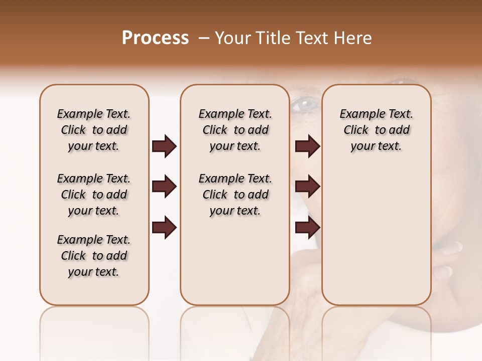 Pretty Grandmother Mature PowerPoint Template