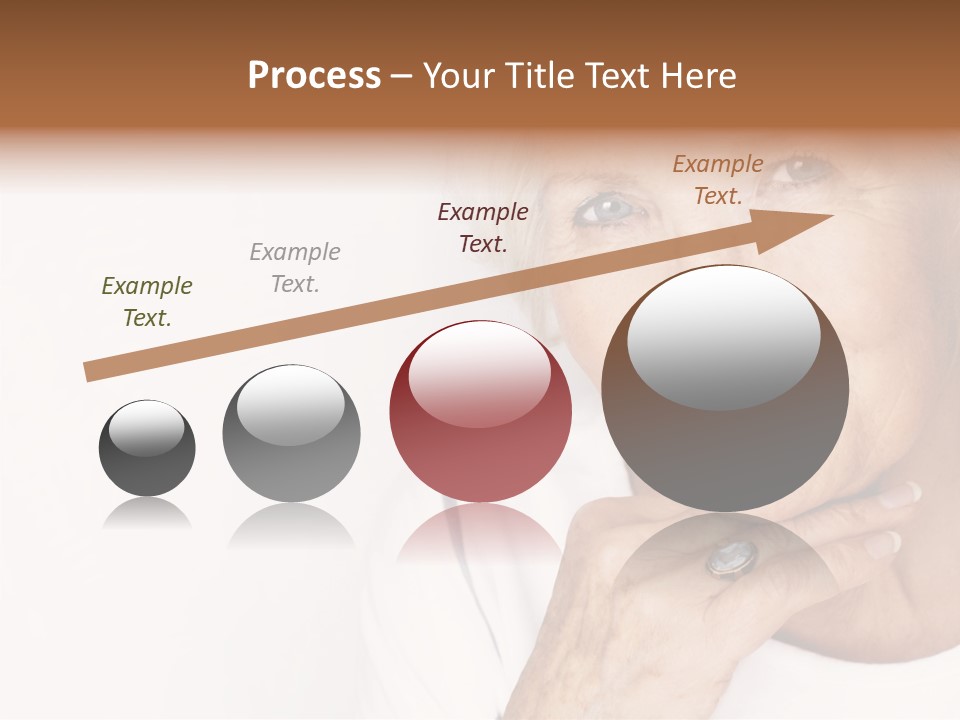 Pretty Grandmother Mature PowerPoint Template