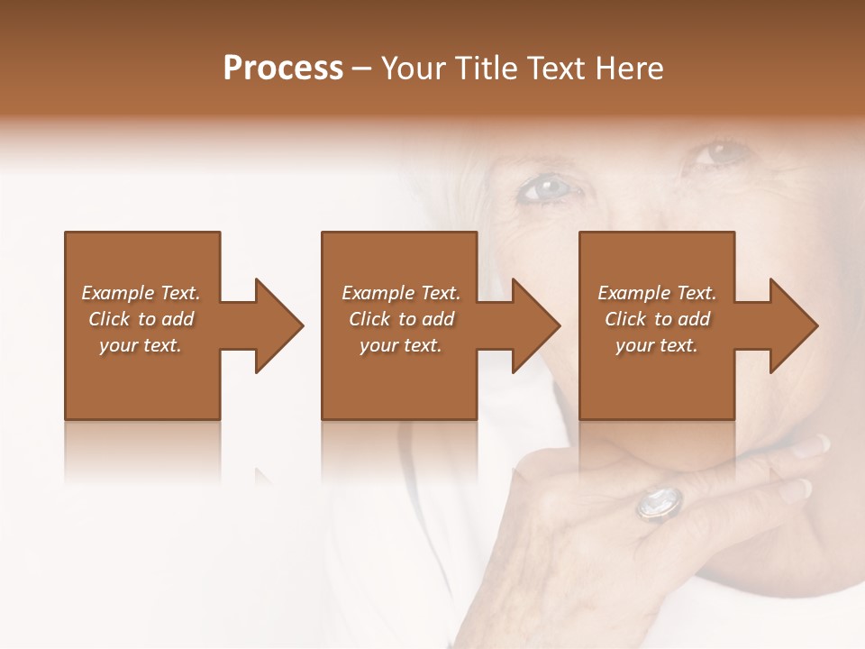 Pretty Grandmother Mature PowerPoint Template