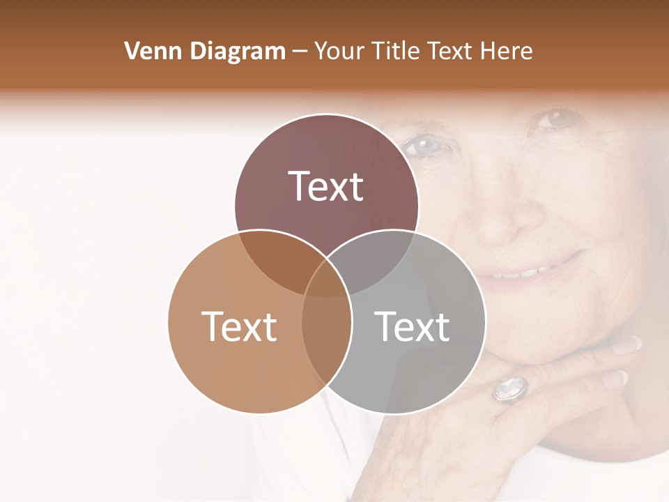 Pretty Grandmother Mature PowerPoint Template