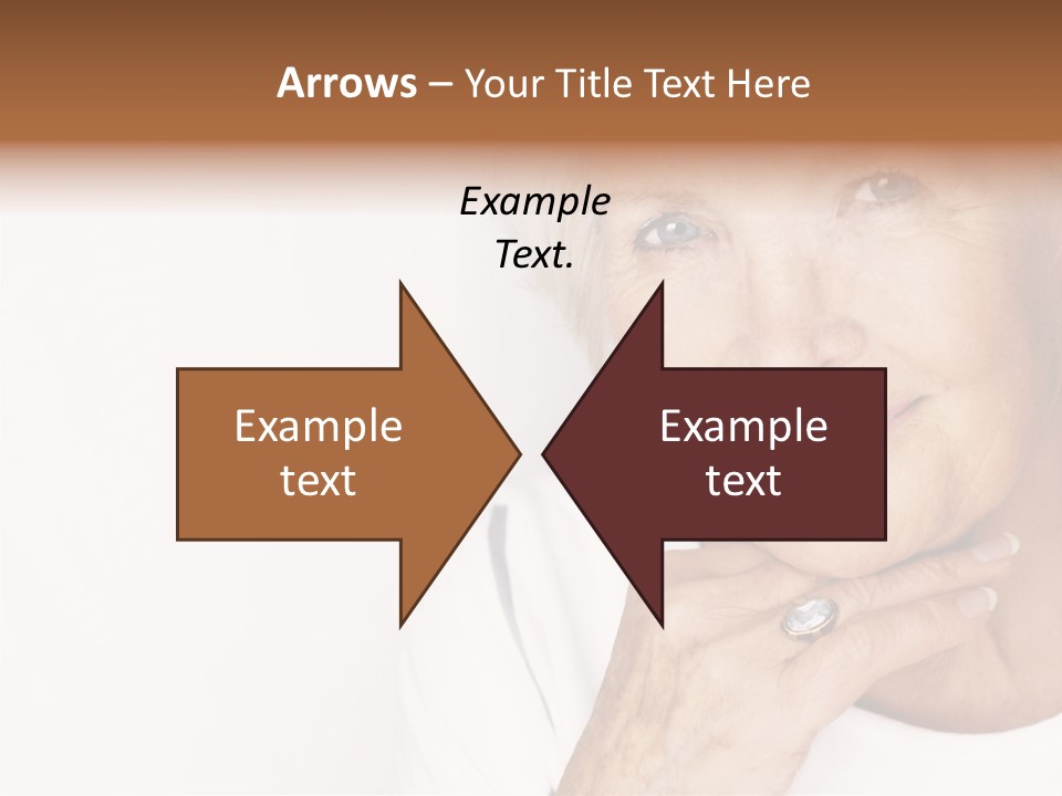 Pretty Grandmother Mature PowerPoint Template