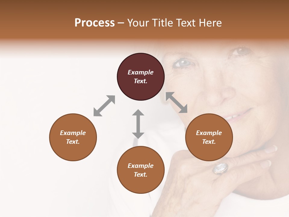 Pretty Grandmother Mature PowerPoint Template