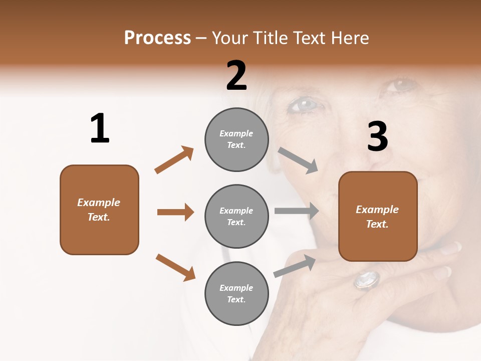 Pretty Grandmother Mature PowerPoint Template