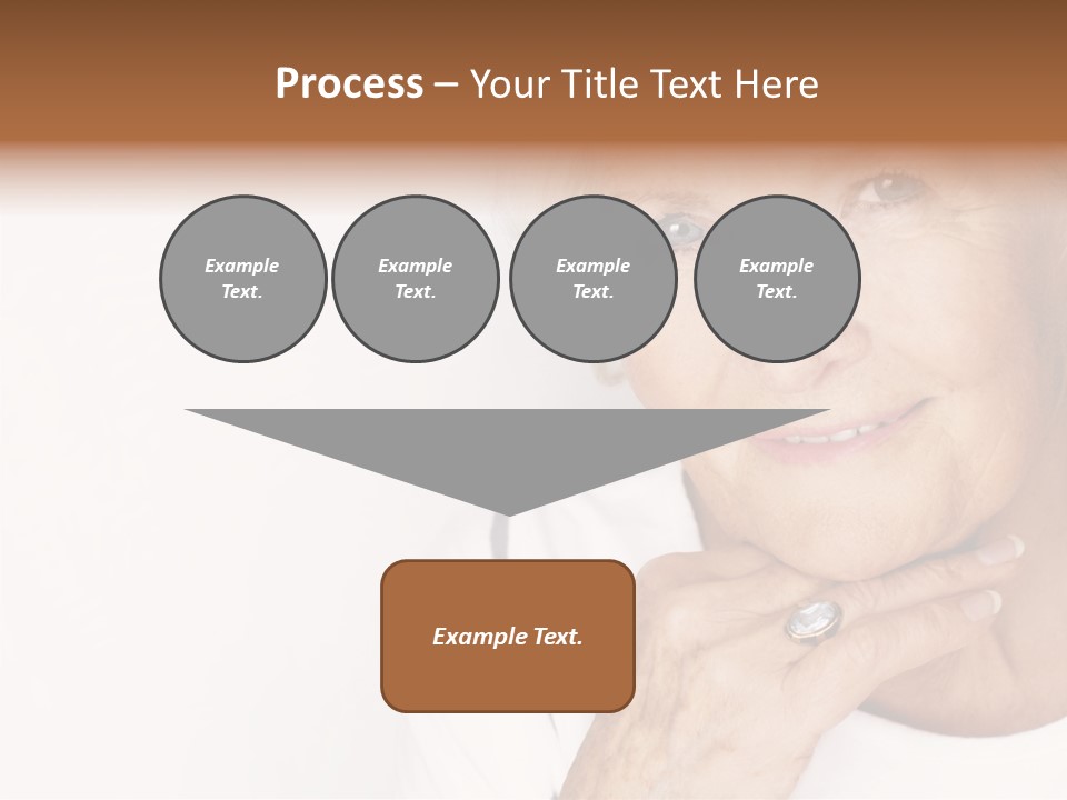 Pretty Grandmother Mature PowerPoint Template