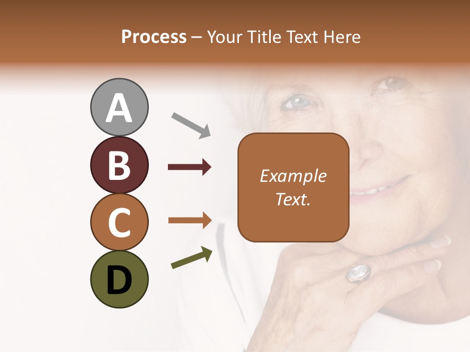 Pretty Grandmother Mature PowerPoint Template