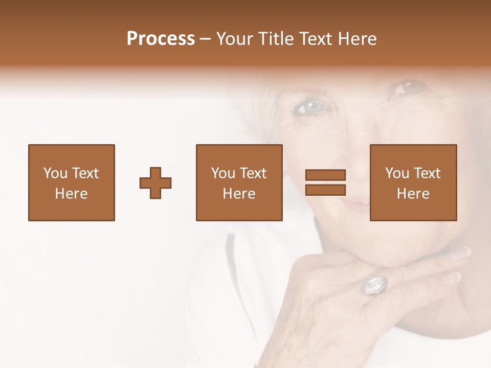 Pretty Grandmother Mature PowerPoint Template