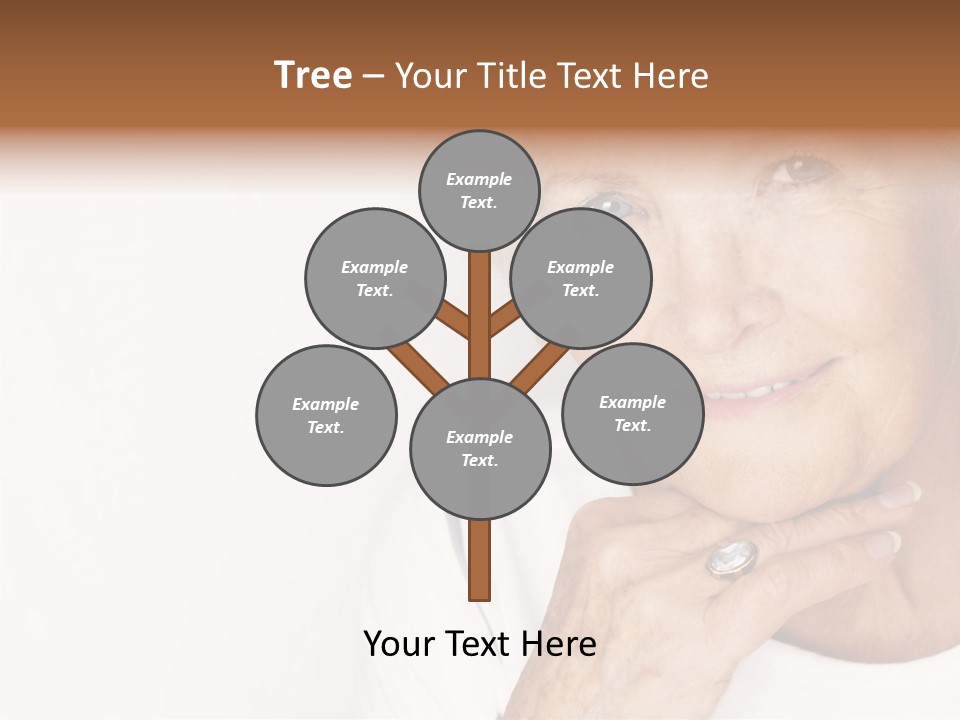 Pretty Grandmother Mature PowerPoint Template