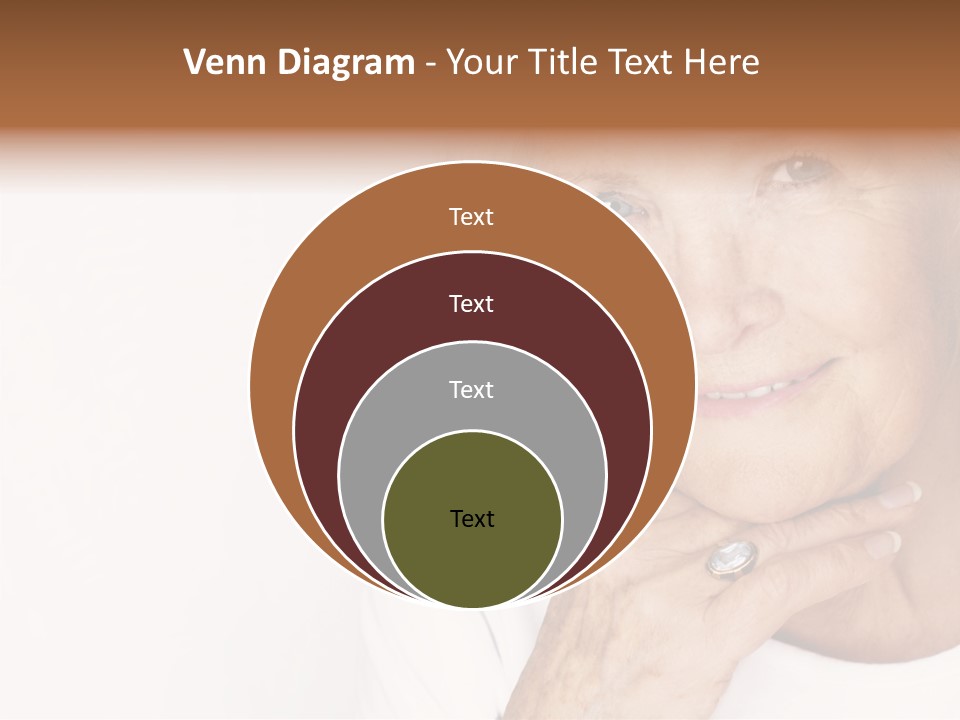 Pretty Grandmother Mature PowerPoint Template