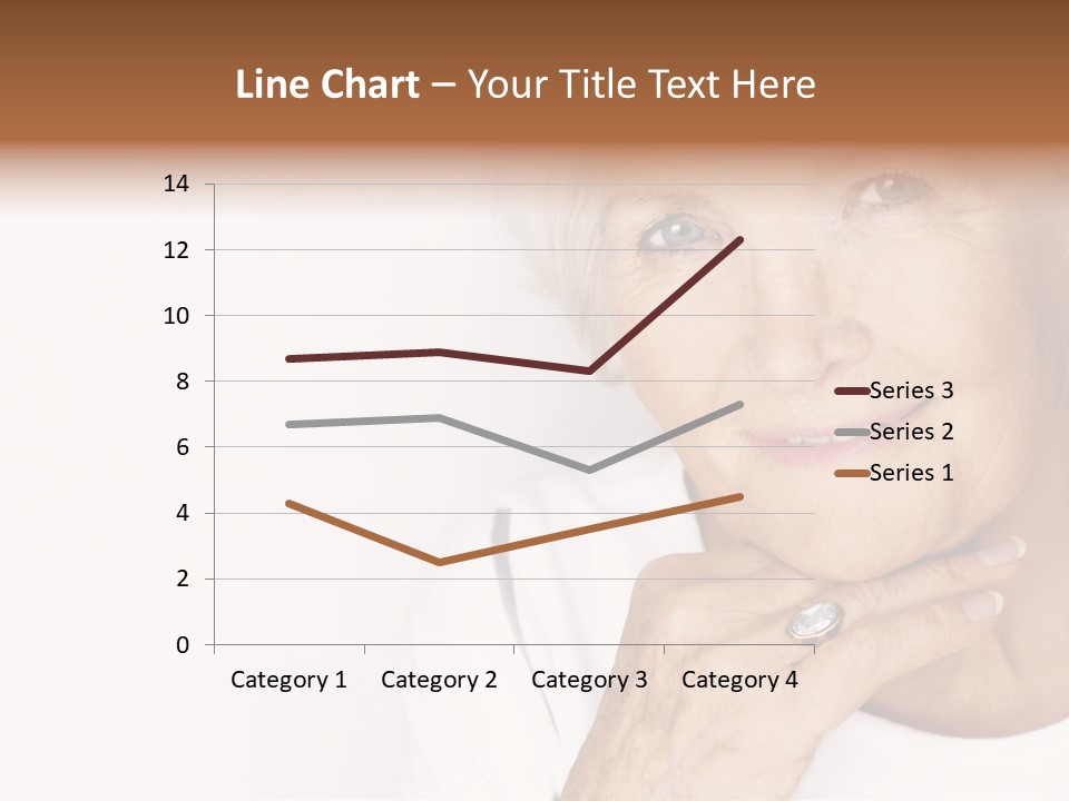 Pretty Grandmother Mature PowerPoint Template