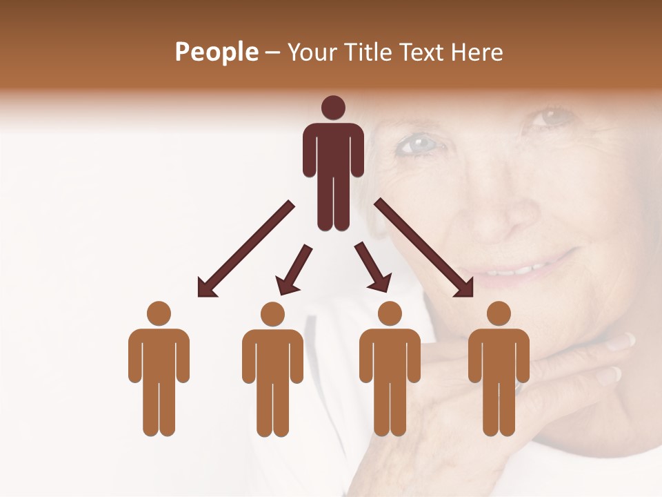 Pretty Grandmother Mature PowerPoint Template